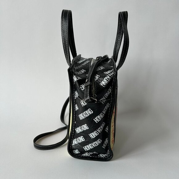 BALENCIAGA HONG KONG BAZAR LEATHER SHOPPER TOTE XS - Picture 4 of 12